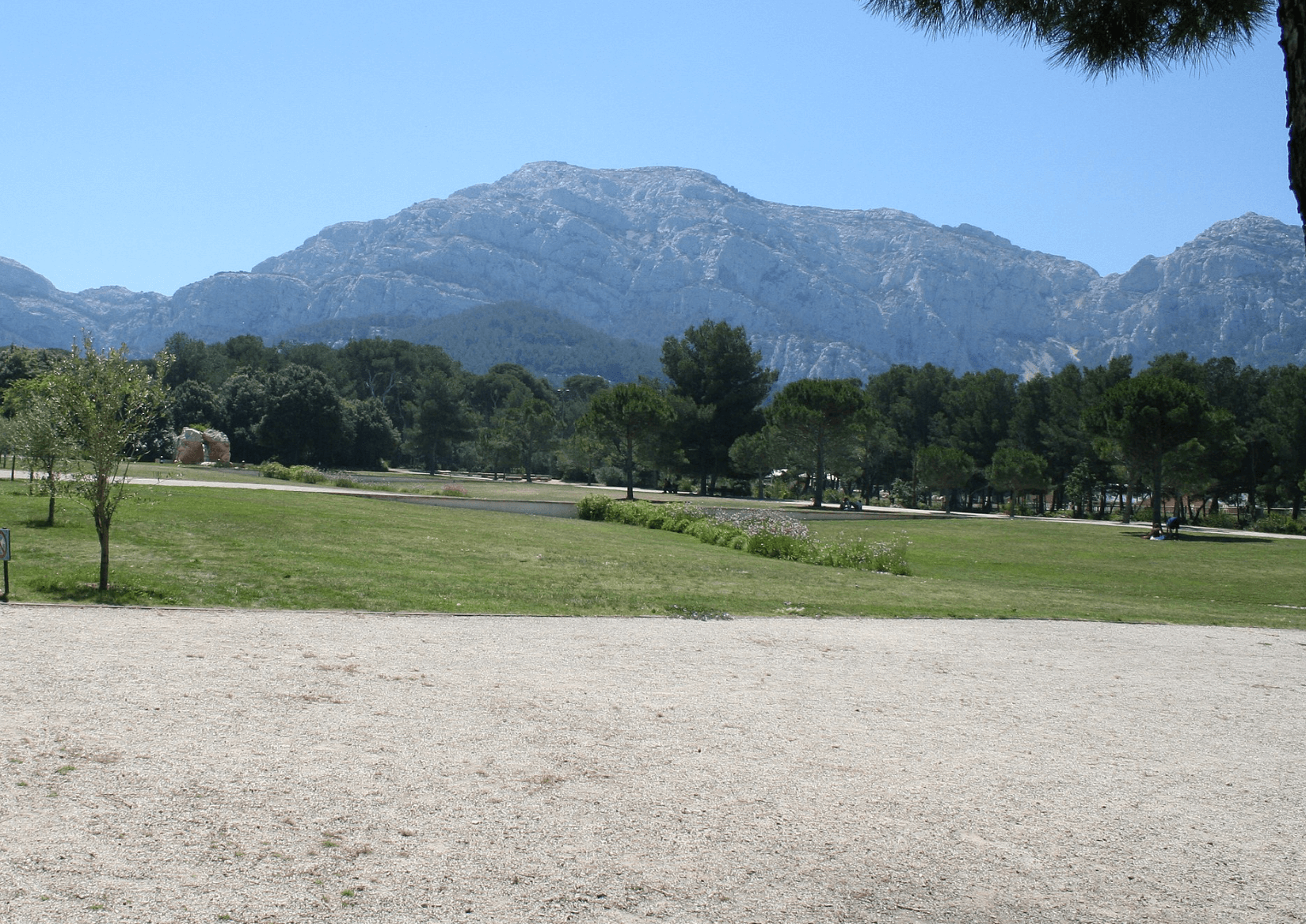 Vue sur le parx pastré de Marseille