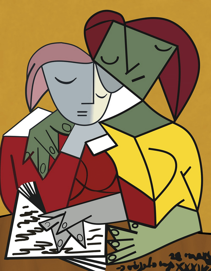 Une oeuvre du célèbre artiste Pablo Picasso