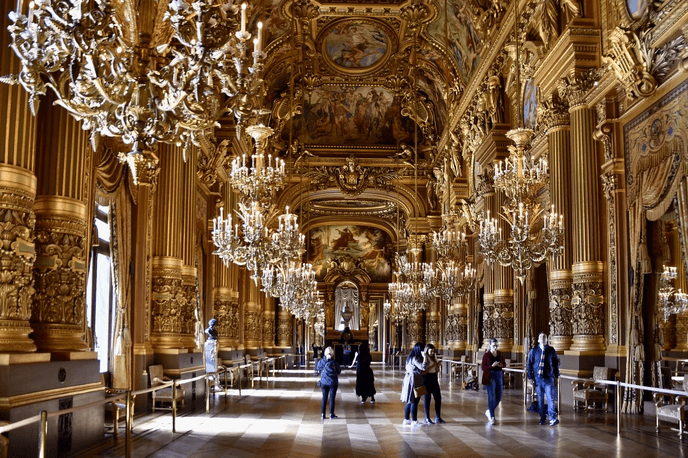 L'entérieur du Palais Garnier de Paris