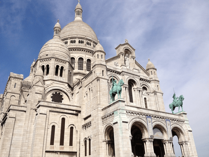 Façade de la Basilique du Sacré-Coeur de Paris