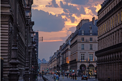 Immeubles dans le quartier Saint-Germain-des-Prés de Paris